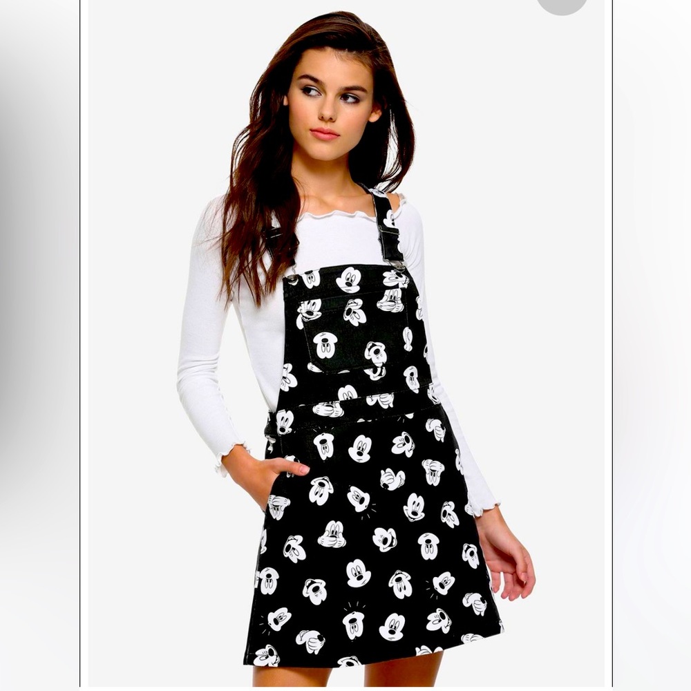 New, Disney hot topic small overall dress